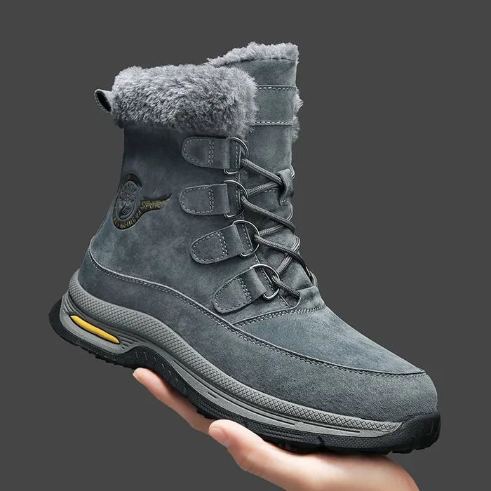 Men's Snow Boots Warm Waterproof Non-slip Hiking Shoes