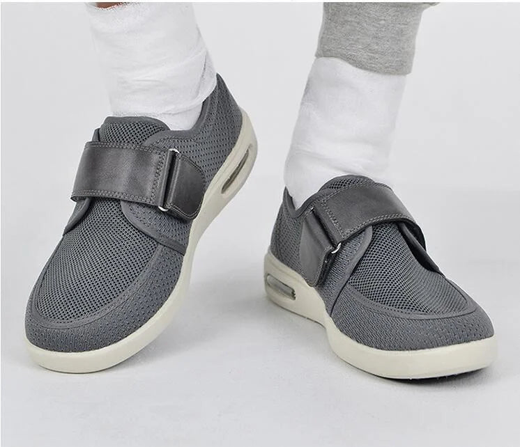 Stretch No-Tie Wide Shoes Adjustable Closure