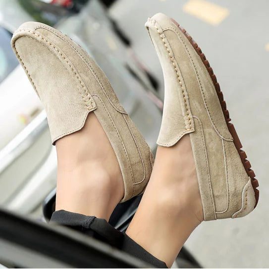 Suede loafer