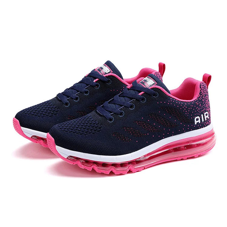 Unisex Lightweight Couple's Outdoor Fly Knit Travel Sneakers