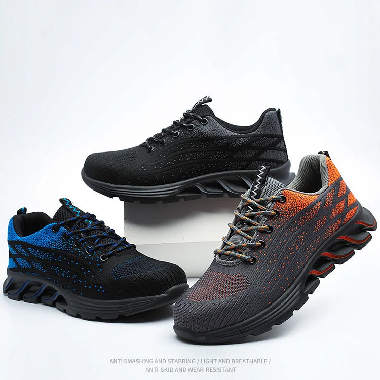 Safety Shoes Men’s Steel Toe Sneakers