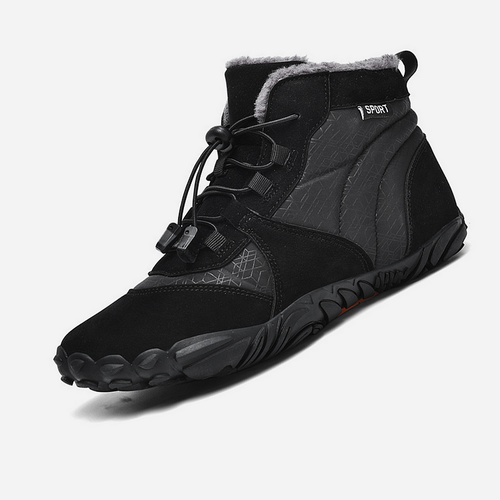 Outdoor Velvet Warm And Wear-Resistant Anti-Ski Boots Hiking Barefoot Shoe