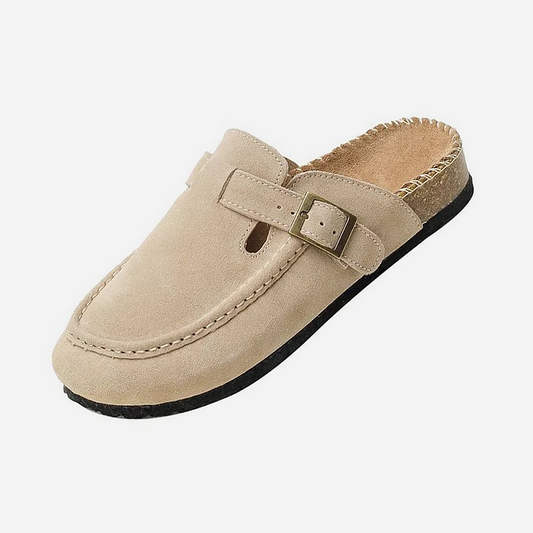 High-Quality Leather Trainers With Cork Sole