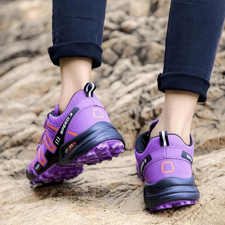 Mountain Shoes Men and Women Hiking Shoes Trail Running Breathable Hiking Shoes Anti-slip Climbing Shoes