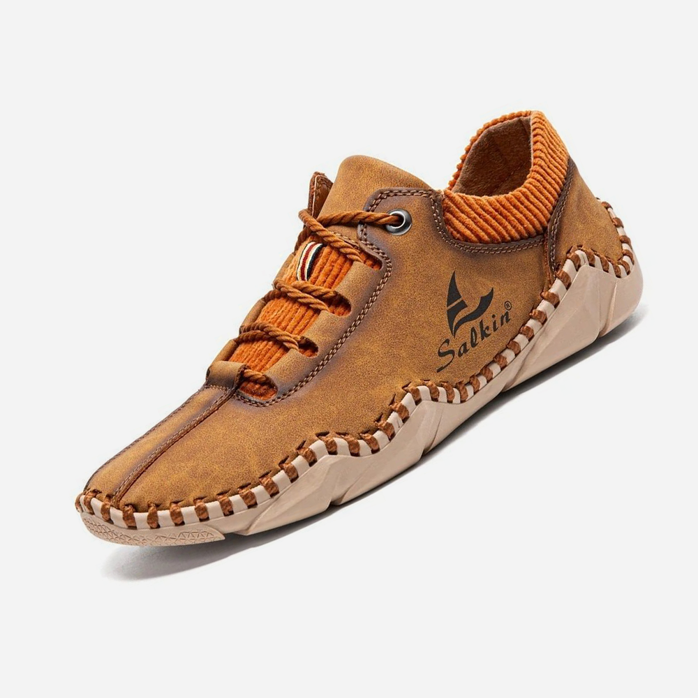 Men's Comfortable, Soft, Wear-resistant And Antiskid Casual Hand Sewn Shoes
