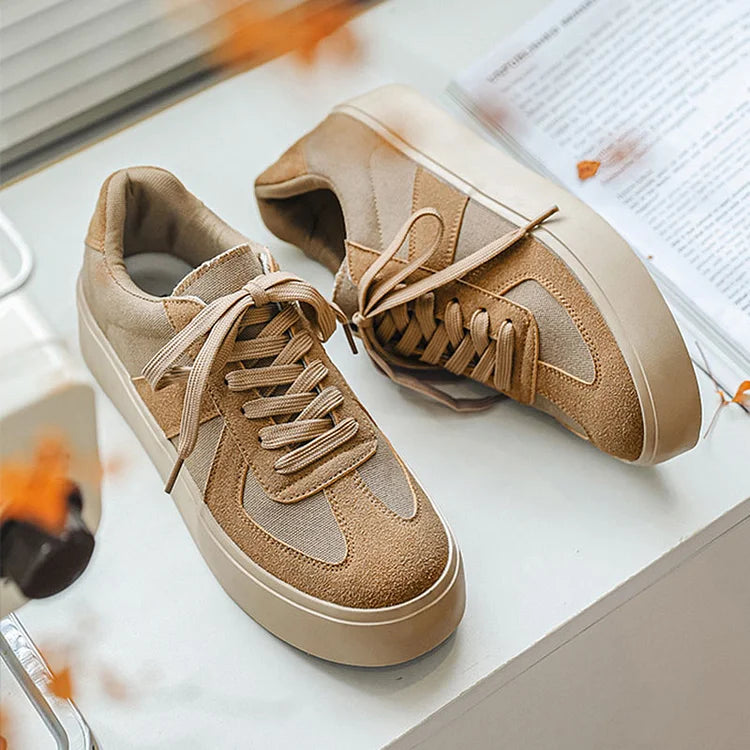 Men German Army Trainers Casual Thick Sole Comfortable Fashionable Sports Shoes