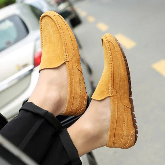 Suede loafer