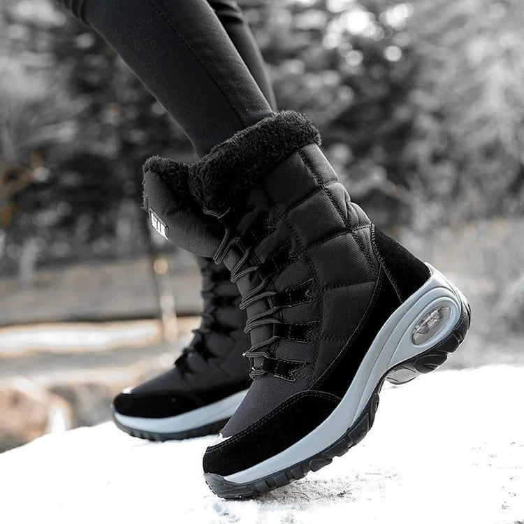 New Winter Women Boots Warm Mid-Calf Snow Boots