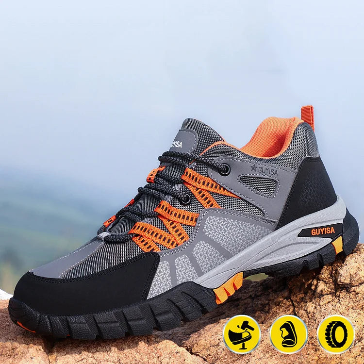 Men’s Black Steel Toe Cap Shoes Ankle Safety Trainers Work Boots