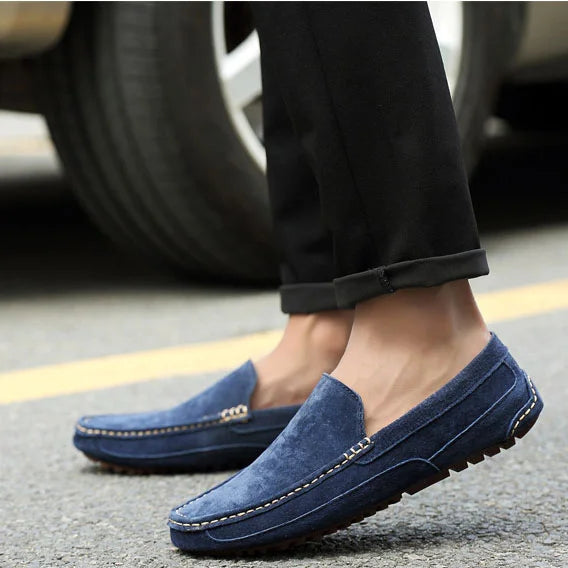 Suede loafer