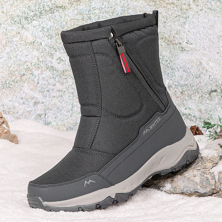 Unisex Winter Boots Side Zipper Snow Boots