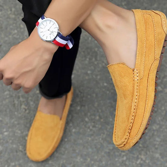Suede loafer