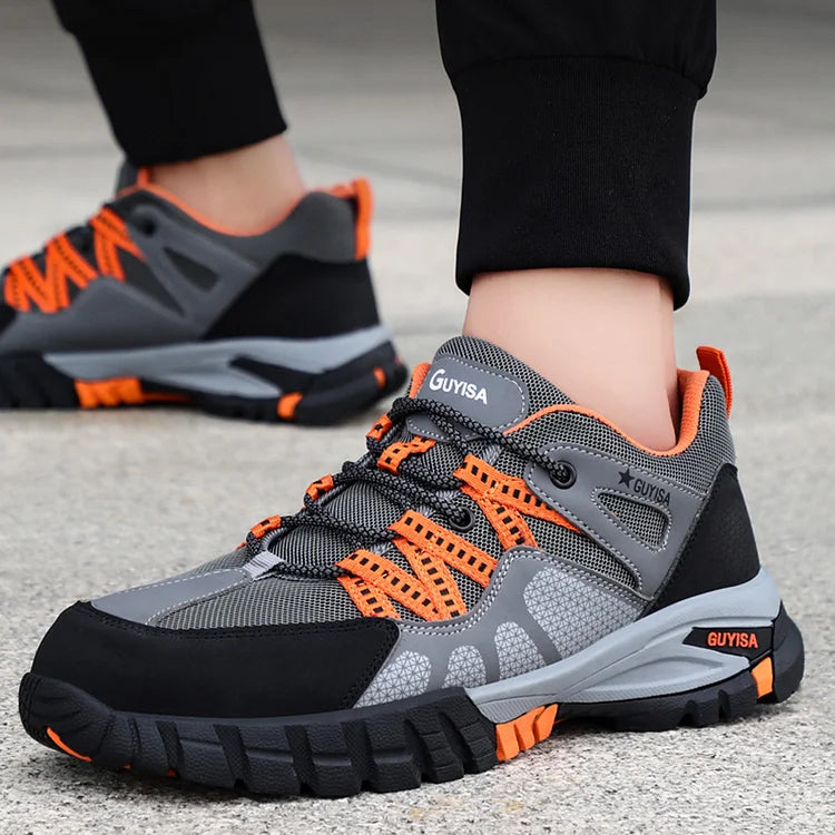 Men’s Black Steel Toe Cap Shoes Ankle Safety Trainers Work Boots