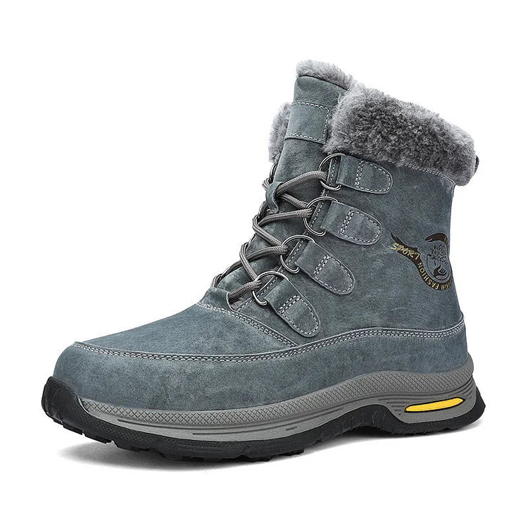 Men's Snow Boots Warm Waterproof Non-slip Hiking Shoes