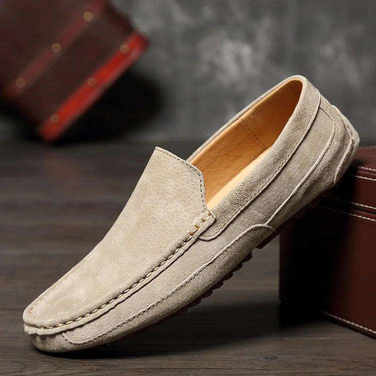 Suede loafer