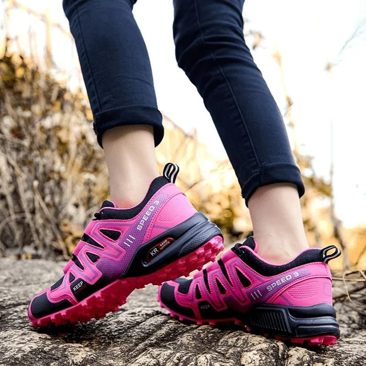 Mountain Shoes Men and Women Hiking Shoes Trail Running Breathable Hiking Shoes Anti-slip Climbing Shoes