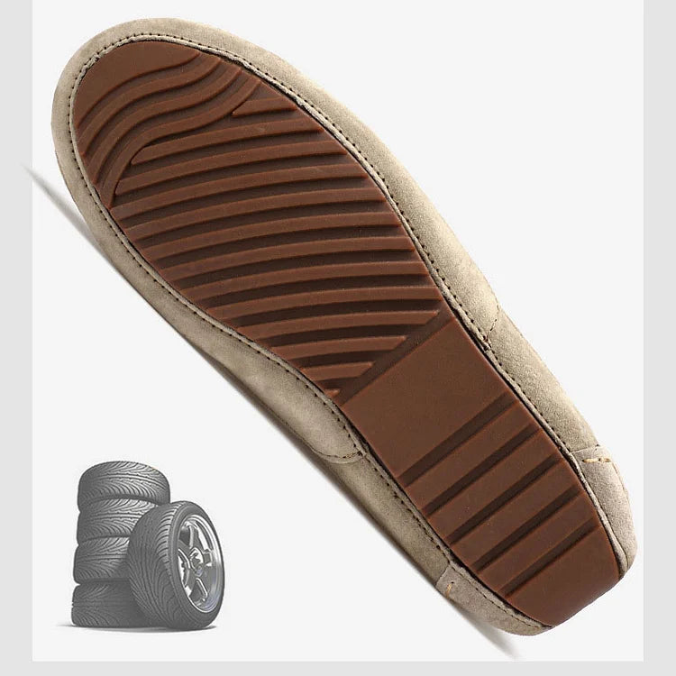 Suede loafer