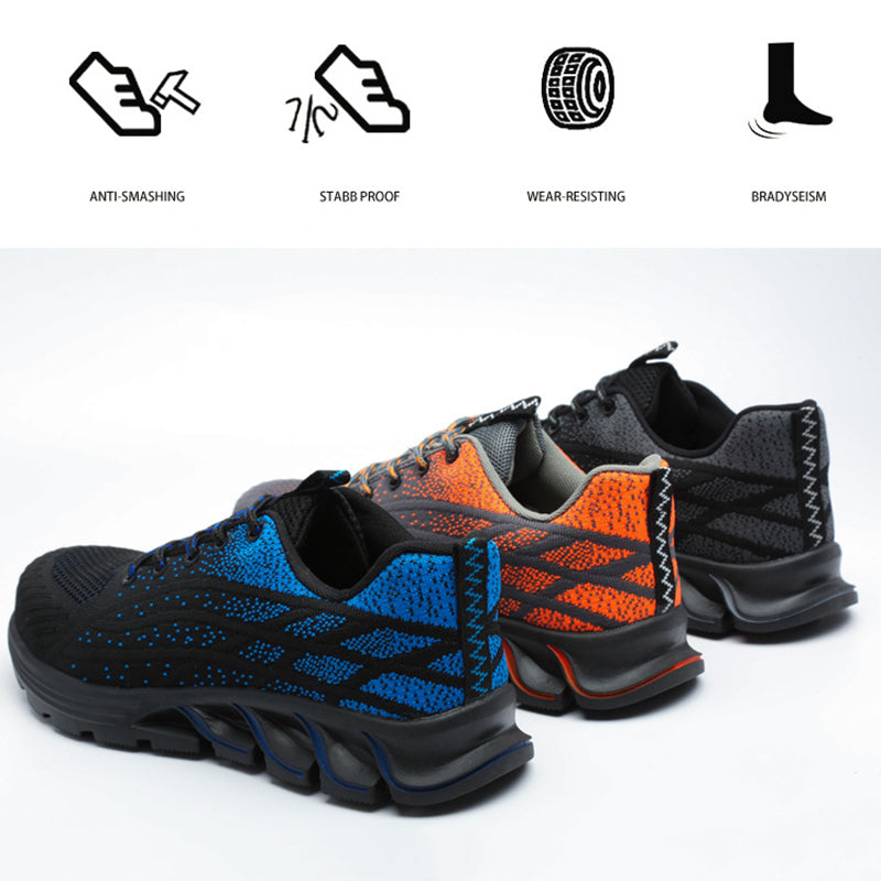 Safety Shoes Men’s Steel Toe Sneakers