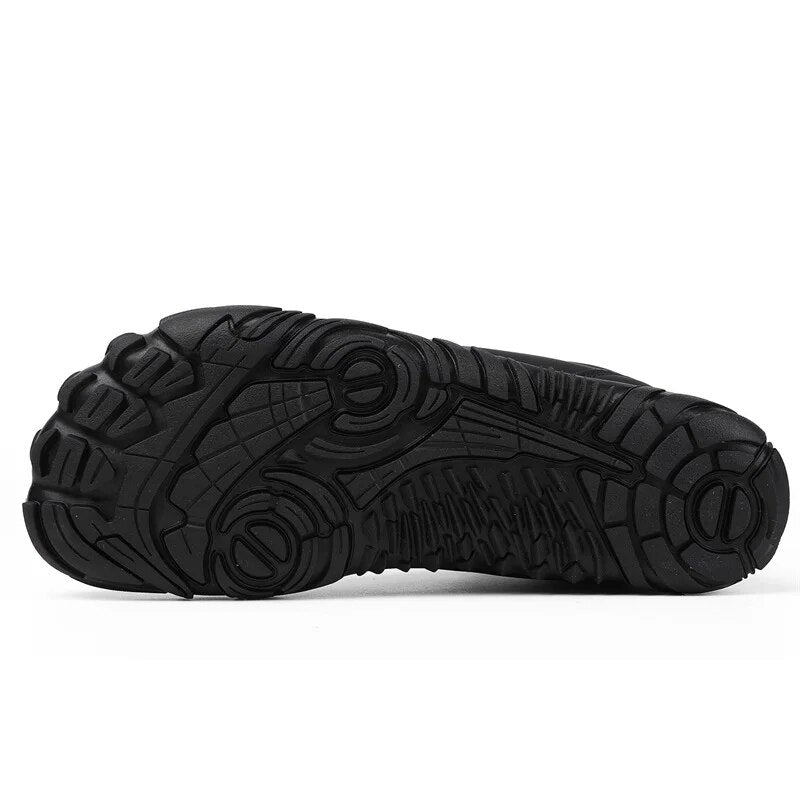 Carter Pro Non-Slip & universal winter barefoot Orthotic Shoes - Black
