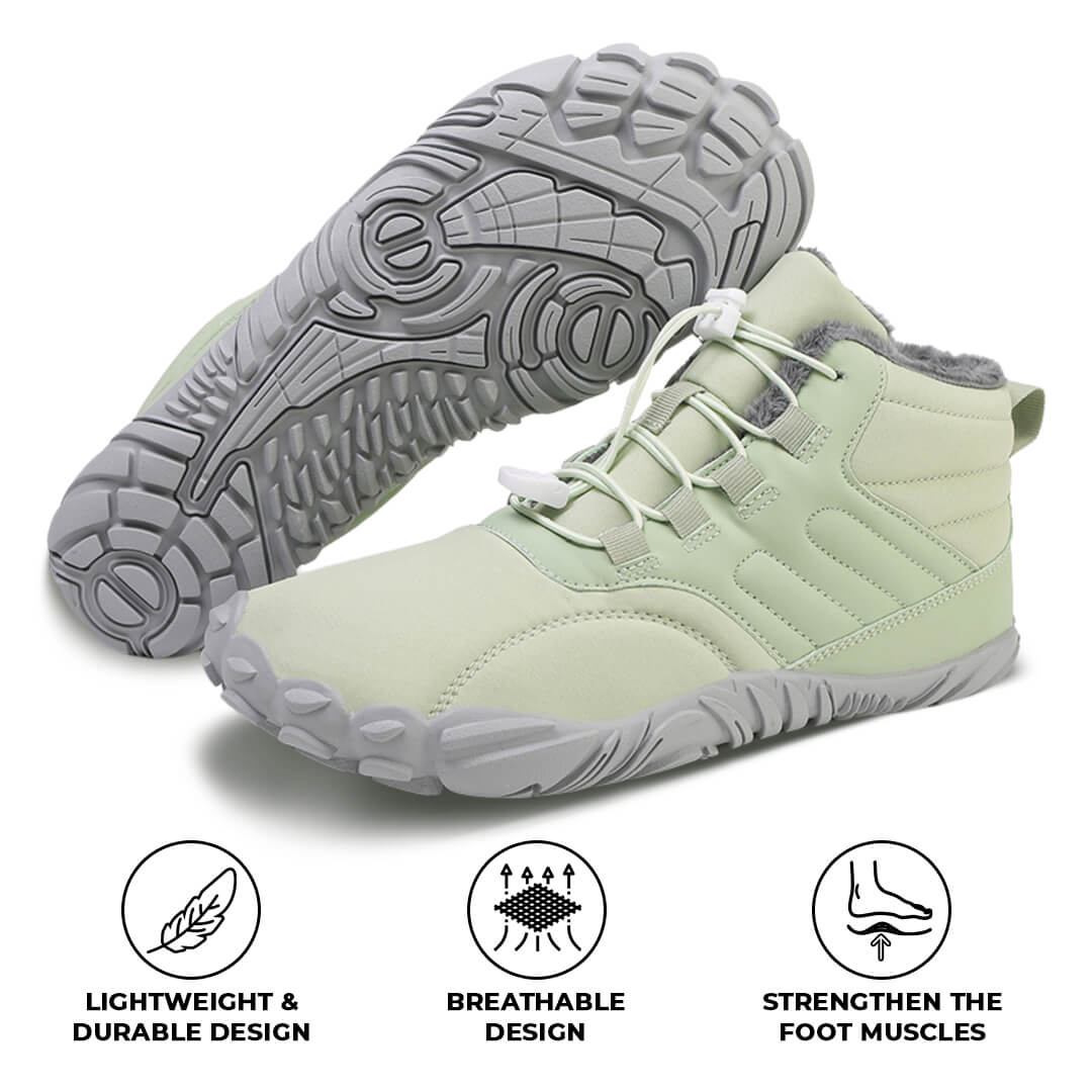 Caspar Flex Non-Slip & waterproof winter barefoot Orthotic Shoes - Green