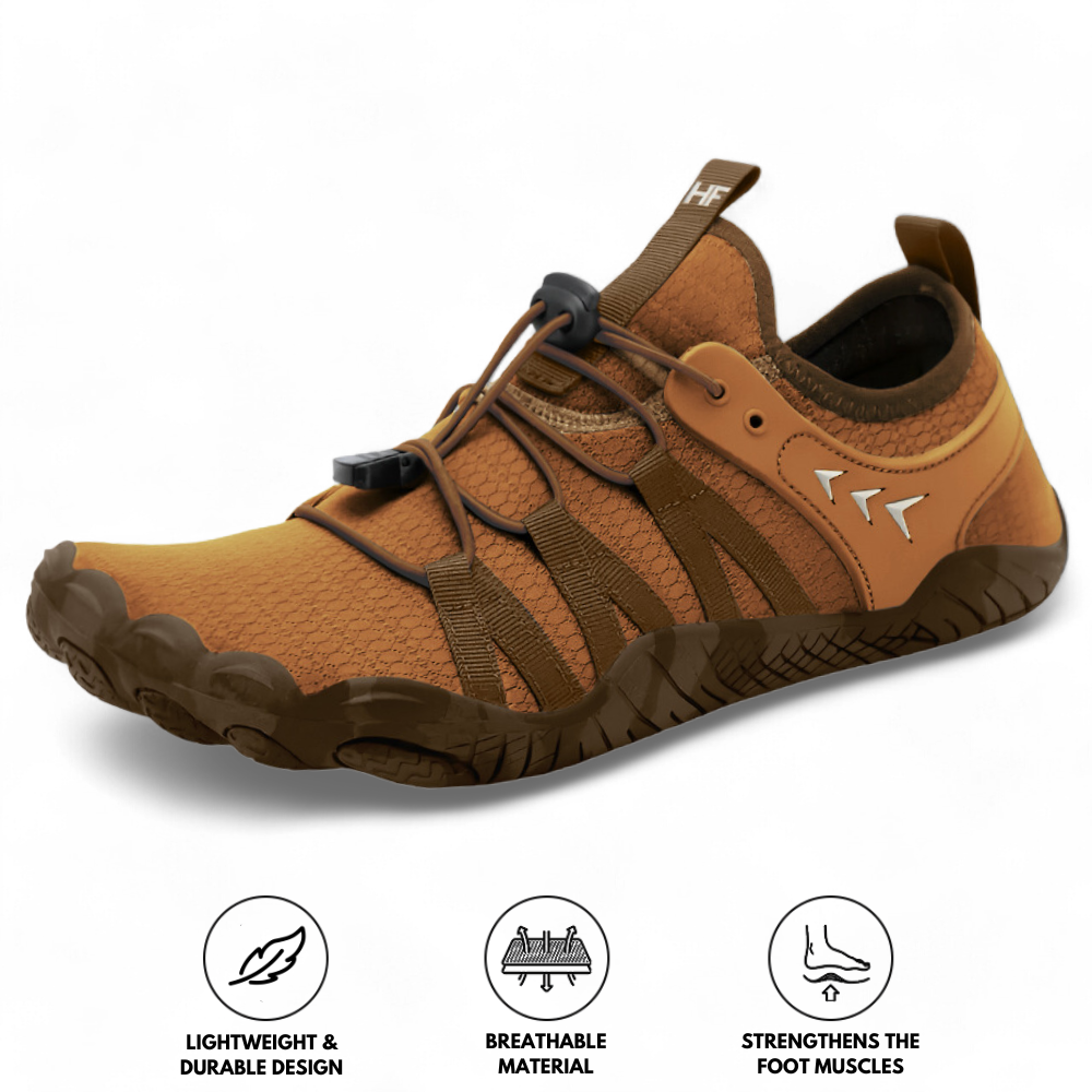 Caspian Adventure - Outdoor & Non-slip Barefoot Hike Footwear - Beige