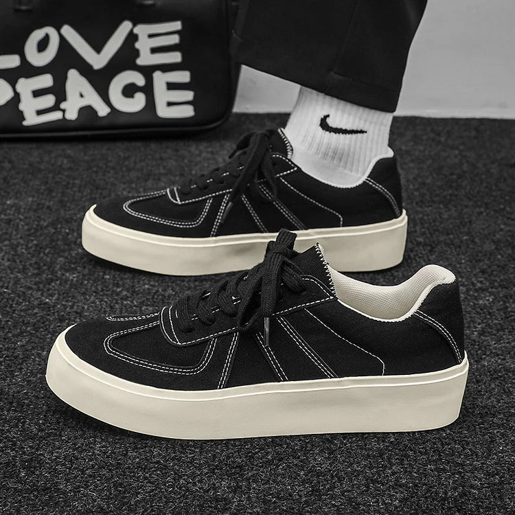 Men German Army Trainers Casual Thick Sole Comfortable Fashionable Sports Shoes
