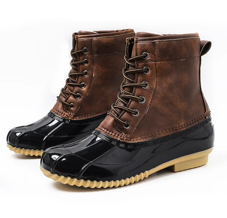 Women's Winter Retro Warm Plush Imitation Duck Snow Boots