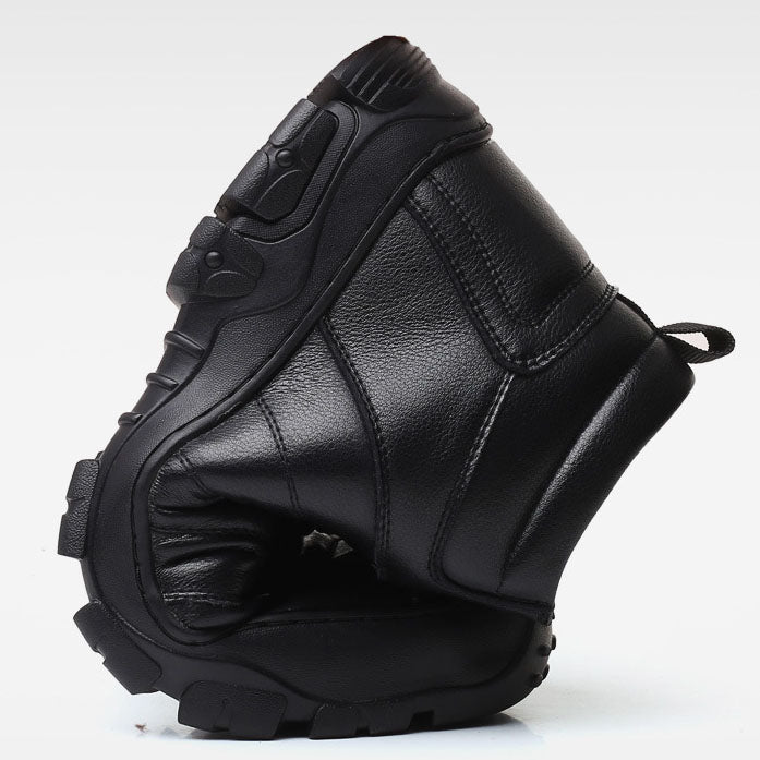 Winter Boots - Waterproof Fur Lined Leather Boots for Men