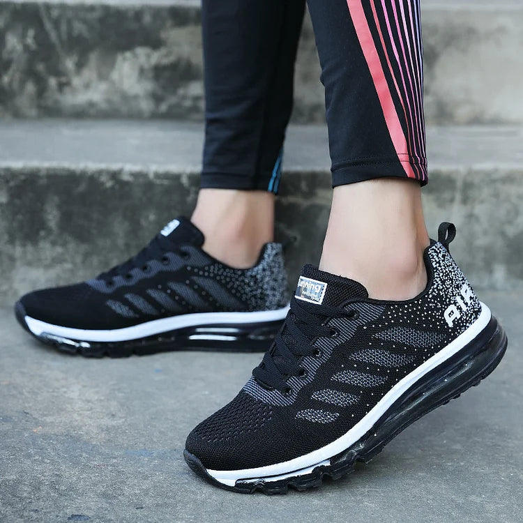Women and Men Air Cushion Sport Running Walking Shoes