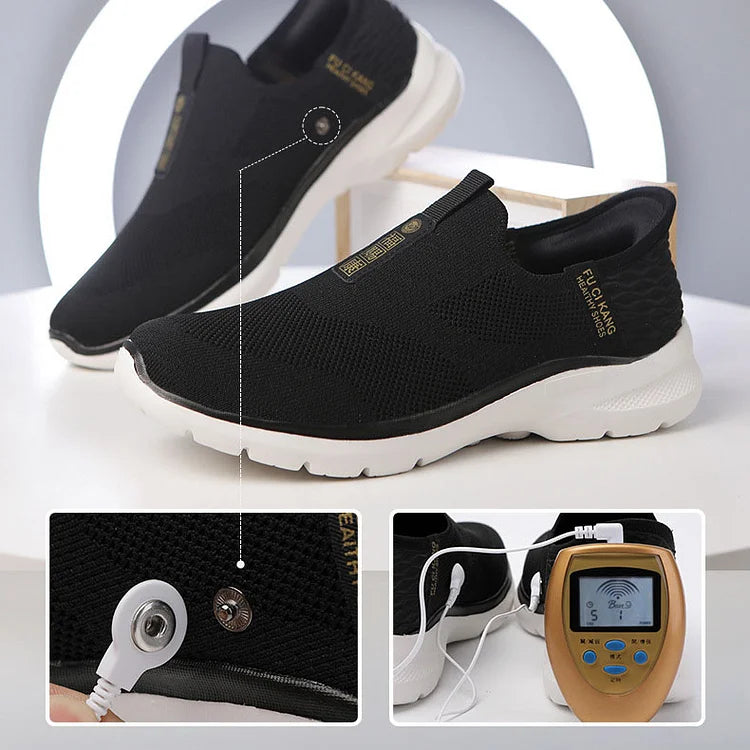 Women's Health Care Professional Shoes Terahertz Energy Vibration Magnetic Therapy Massage Shoes
