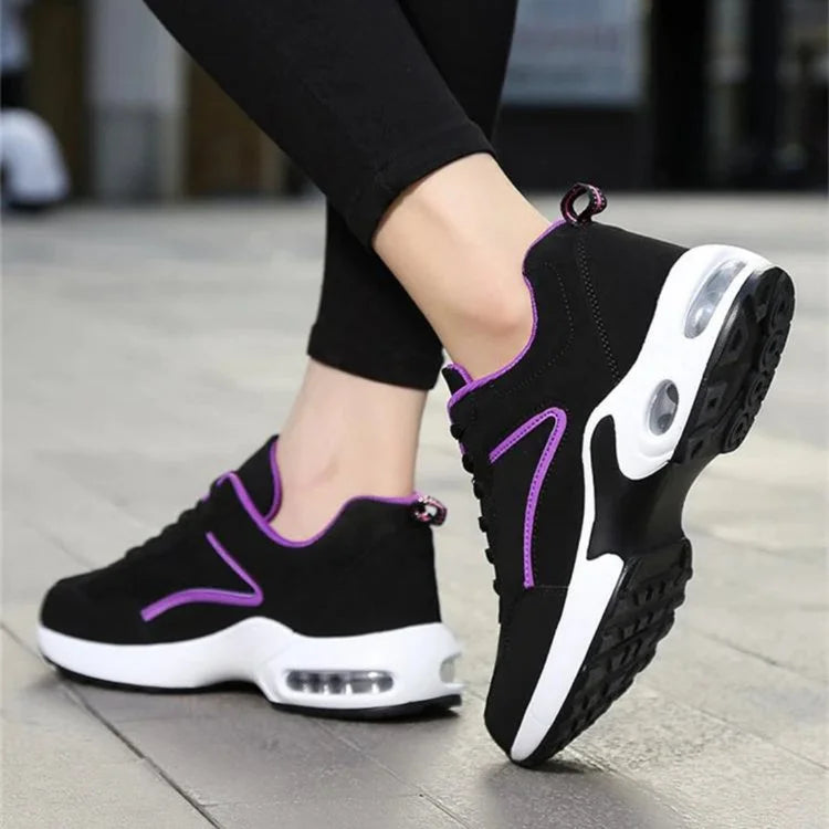 Women Orthopedic Wedge Sneakers Impact-resistant Stylish Casual Shoes