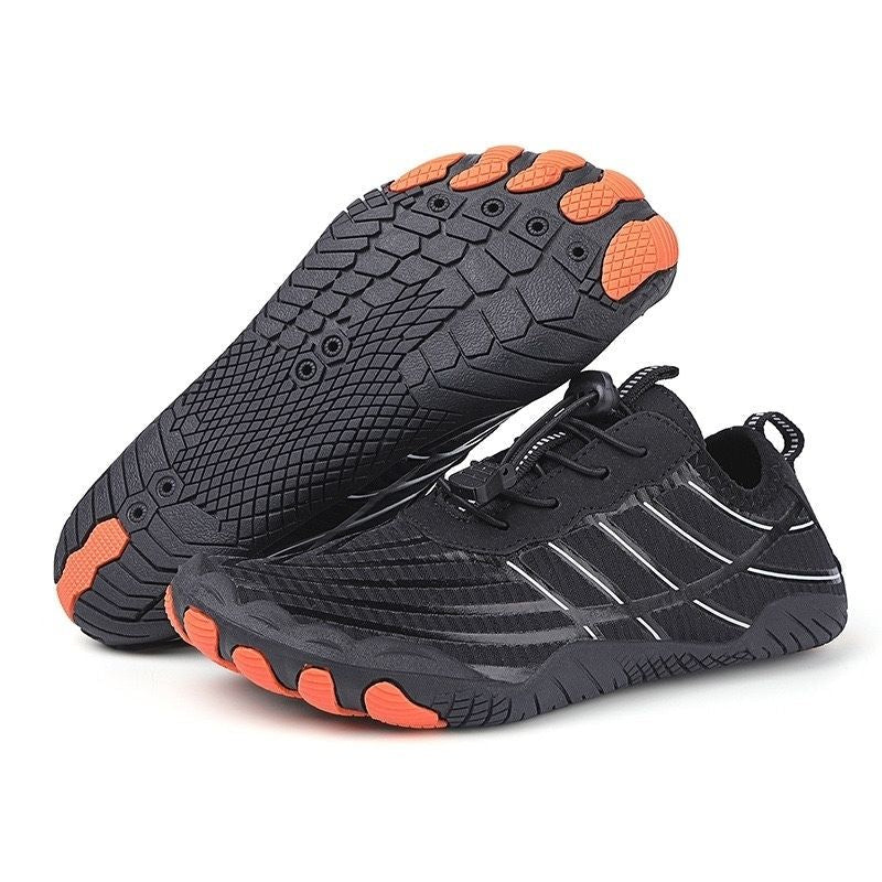 EcoStep Wide Foot Orthotic Shoes Healthy & Non-Slip barefoot Orthotic Shoes - Black