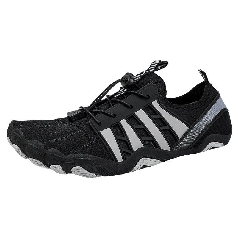 EcoTrek Wide Toe Box Orthotic Shoes Healthy & Non-Slip barefoot Orthotic Shoes - Black