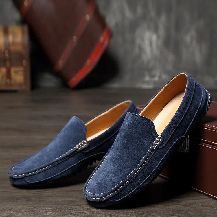 Suede loafer