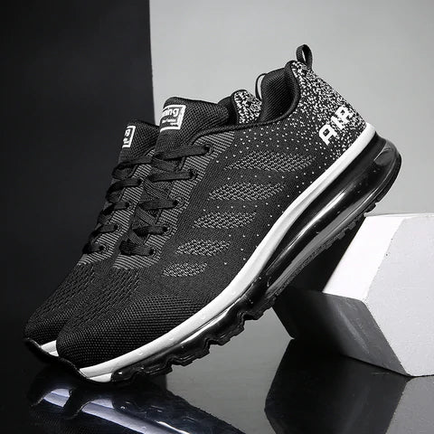 Unisex Lightweight Couple's Outdoor Fly Knit Travel Sneakers