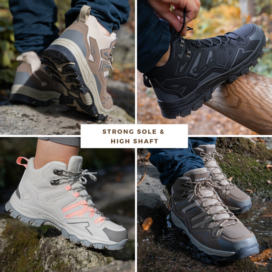 Lightweight Orthopaedic Outdoor & Hiking Boots With Cushioning Sole