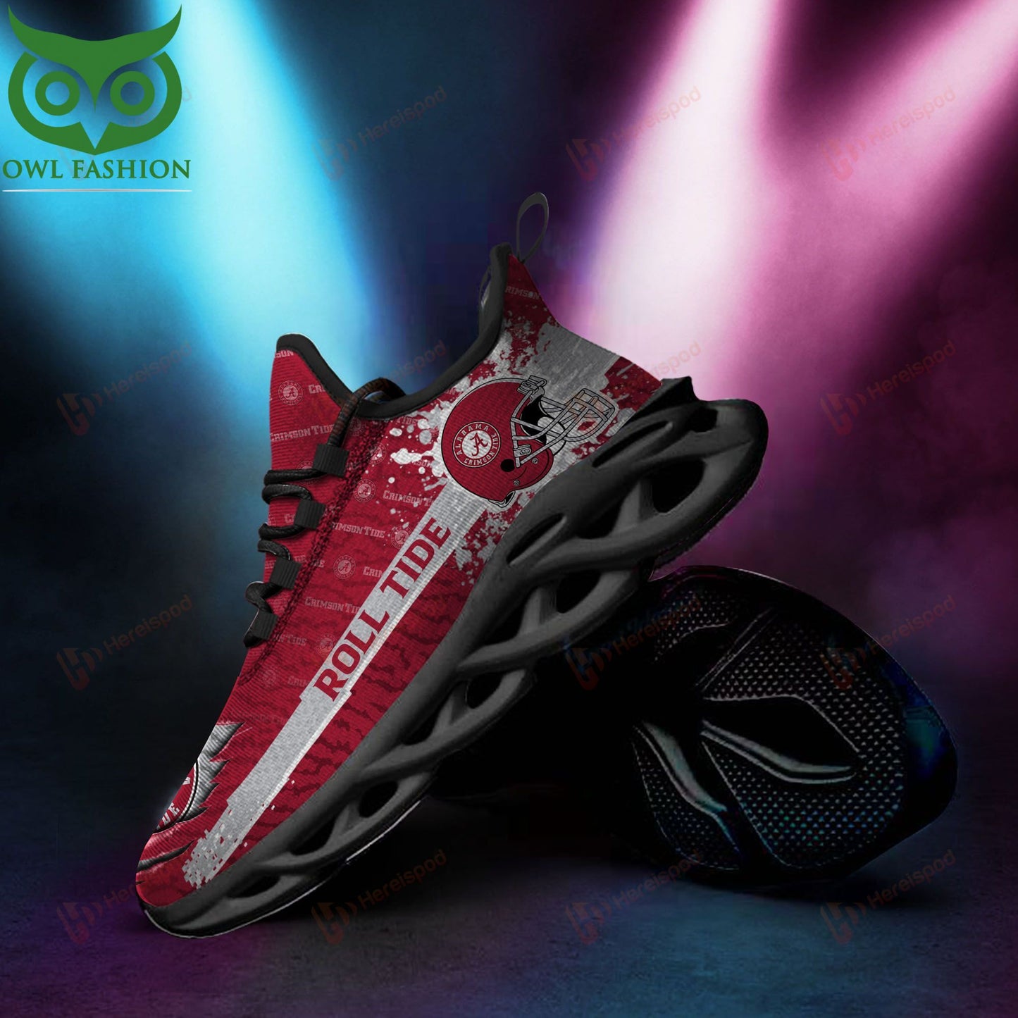 Footwearstorm Alabama Crimson Tide Max Soul Shoes Sneakers For Men And Women 1