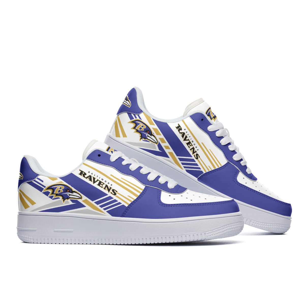 Footwearstorm Baltimore Ravens Air Low-Top Sneakers Shoes For Men And Women 1205104