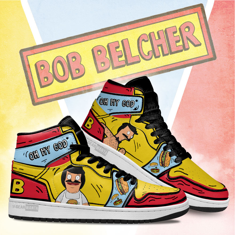 Footwearstorm Bob Bob's Burger AJ1 High Sneakers Shoes For Men And Women 1