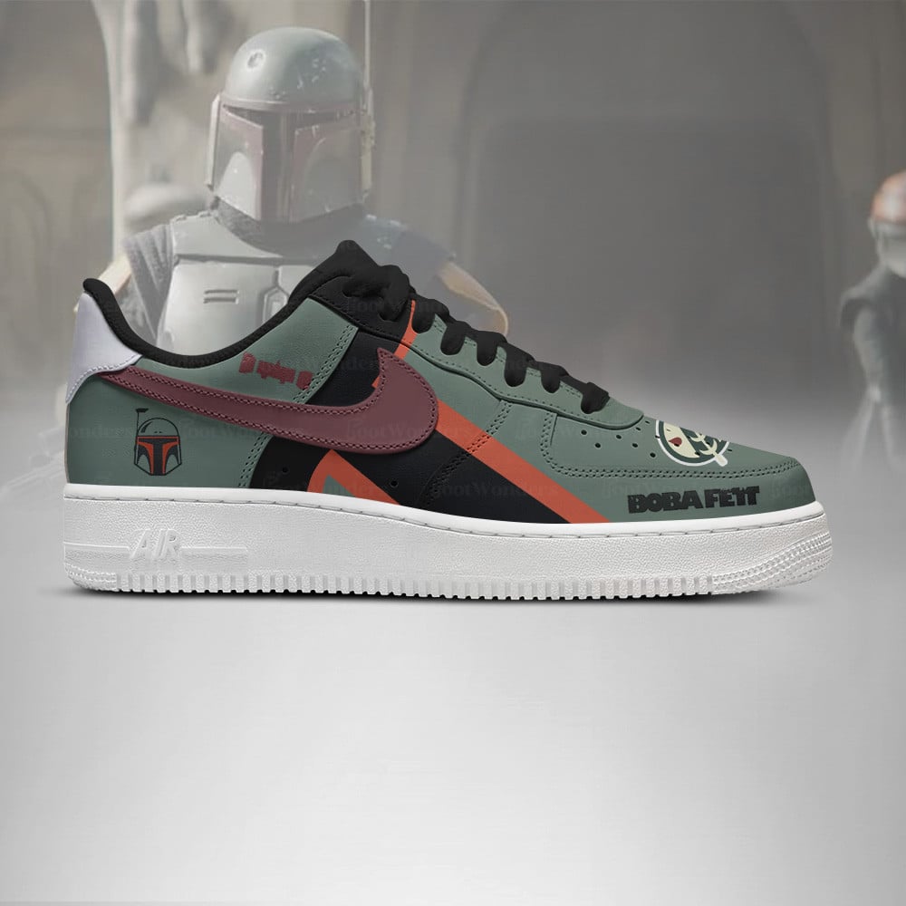 Footwearstorm Boba Fett Air Low-Top Sneakers Shoes For Men And Women 1