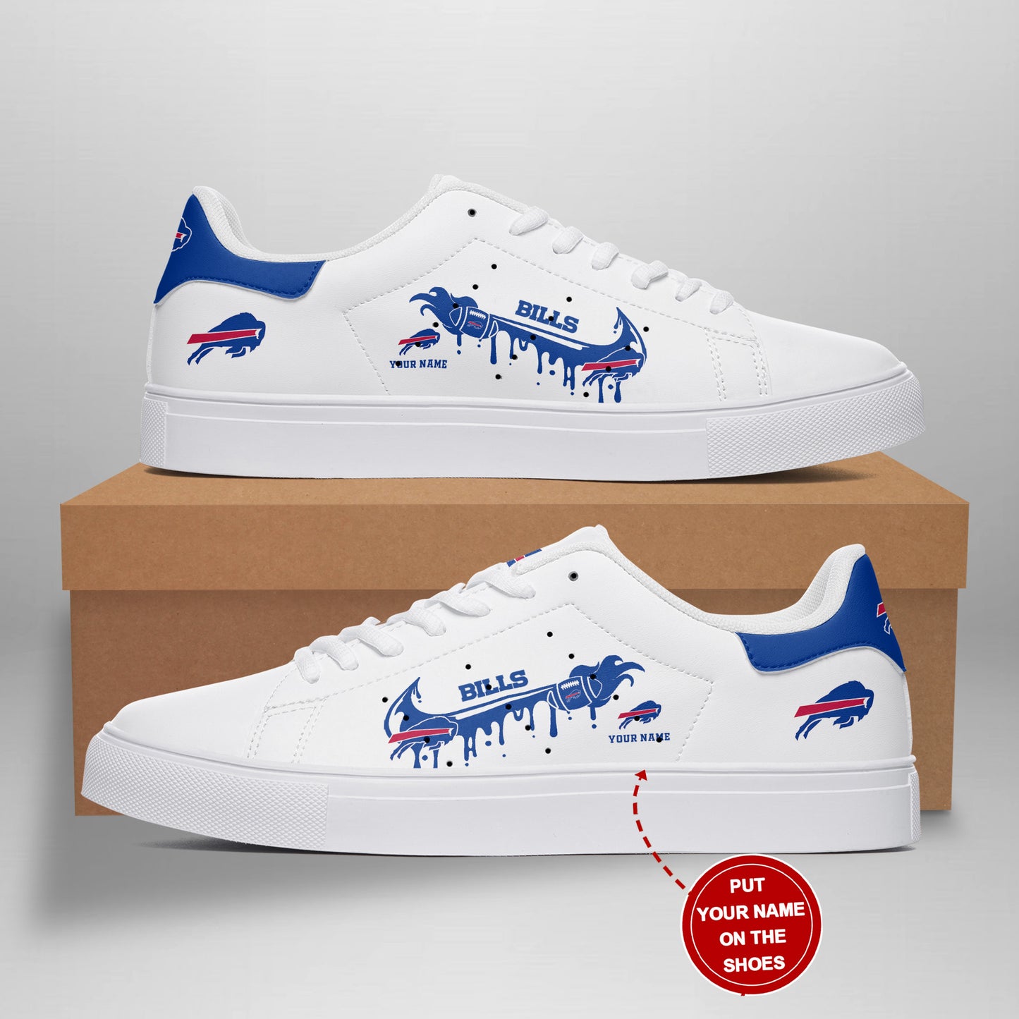 Footwearstorm Buffalo Bills Skate Stan Shoes Sneakes For Men And Women 2