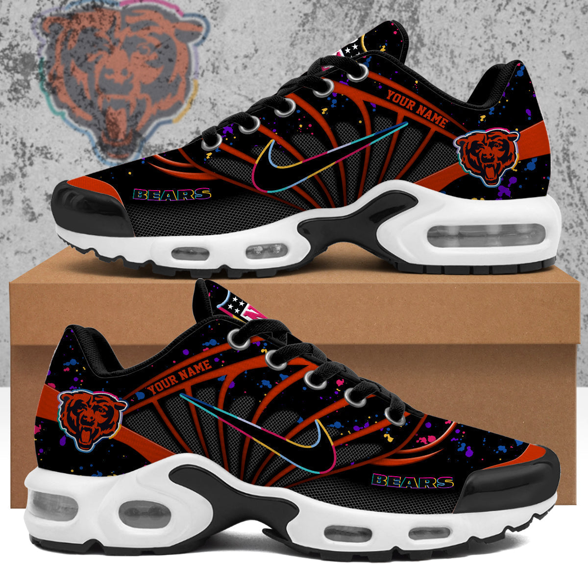 Footwearstorm Chicago Bears TN Shoes Sneakers For Men And Women 4