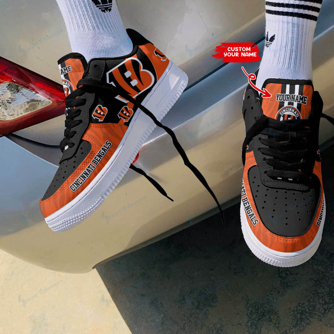 Footwearstorm Cincinnati Bengals NFL Air Low-Top Sneakers Shoes For Men And Women 1205374