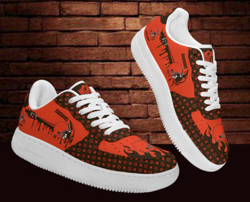 Footwearstorm Cleveland Browns NFL Air Low-Top Sneakers Shoes For Men And Women 1205705