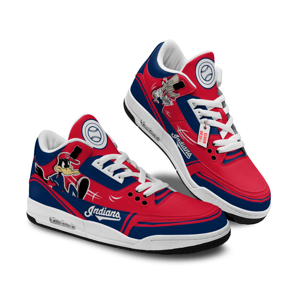 Footwearstorm Cleveland Indians AJ3 Sneakers Shoes For Men And Women
