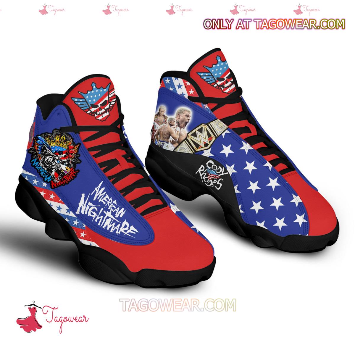 Footwearstorm Cody Rhodes AJ13 Sneakers Shoes For Men And Women 1