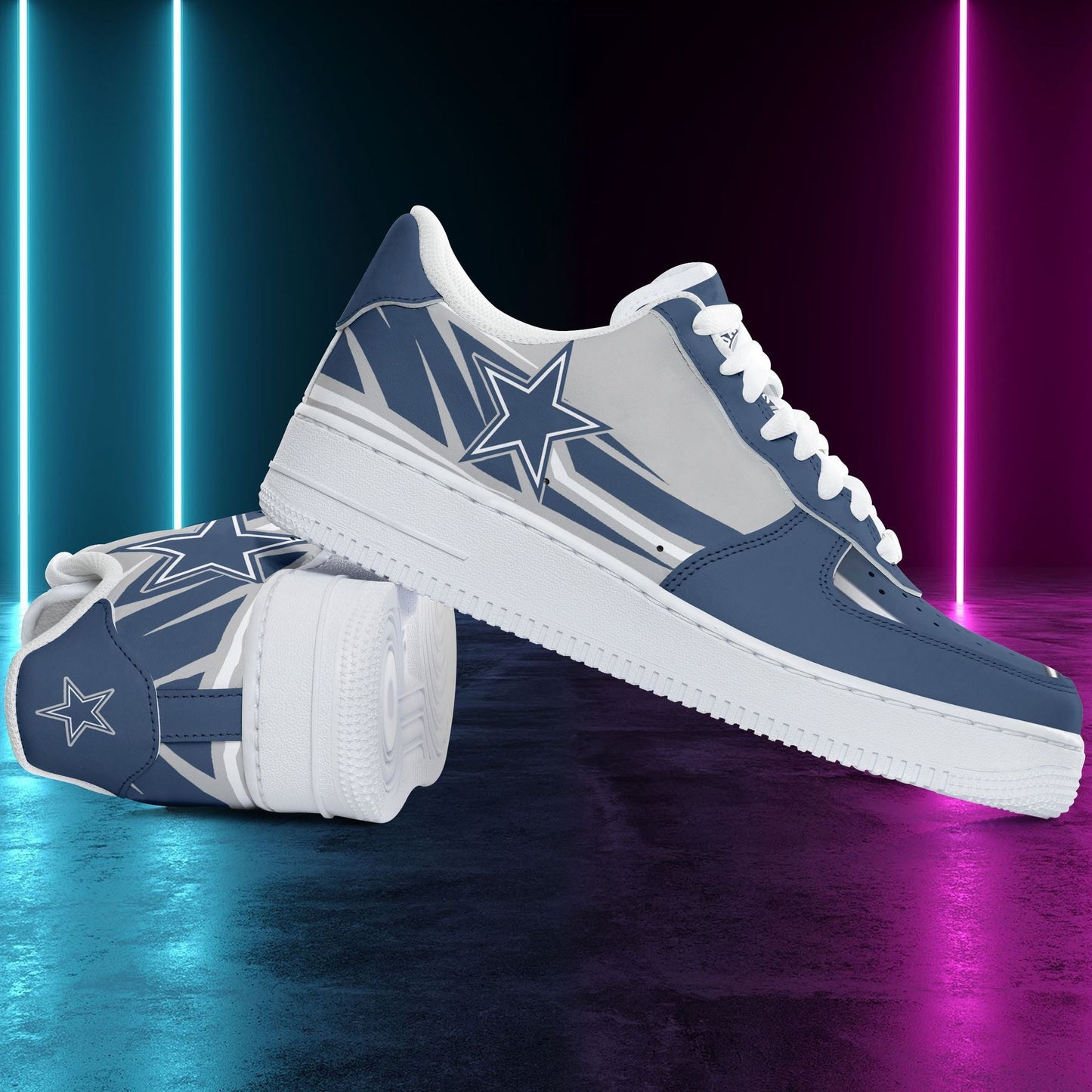 Footwearstorm Dallas Cowboys Air Low-Top Sneakers Shoes For Men And Women 1205106
