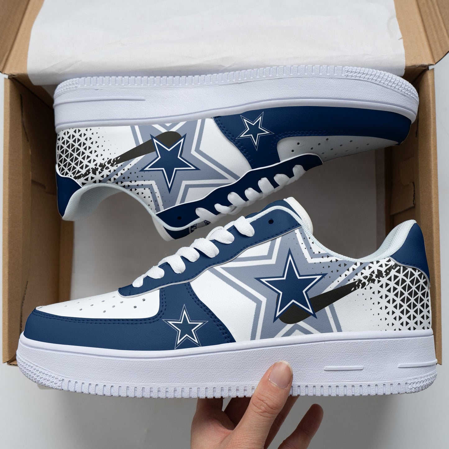 Footwearstorm Dallas Cowboys Air Low-Top Sneakers Shoes For Men And Women 1205124