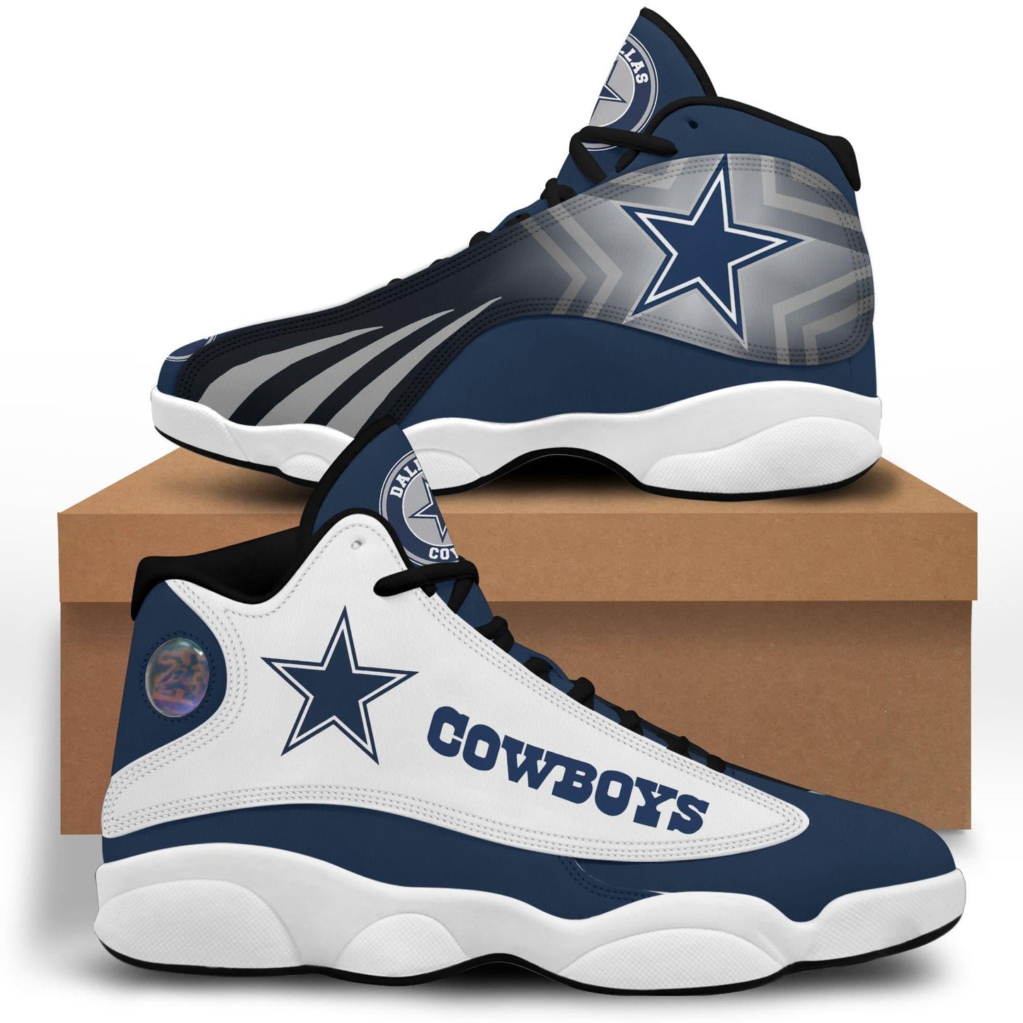 Footwearstorm Dallas Cowboys AJ13 Sneakers Shoes For Men And Women 6