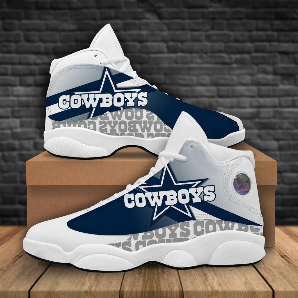 Footwearstorm Dallas Cowboys AJ13 Sneakers Shoes For Men And Women 1